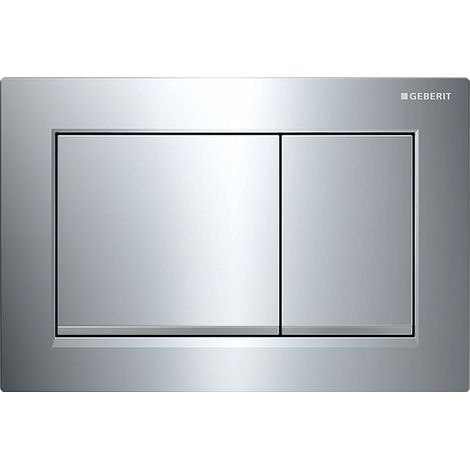 Geberit Omega20 - Betätigungsplatte OMEGA20, chrom poliert / chrom matt 115.080.KH.1