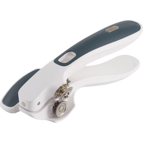 Zyliss E930043 Lock & Lift Apriscatole Manuale, Plastica, Acciaio Inossidabile, Bianco, Grigio, Apri Lattine, Apriscatole di Magnetico, Lavabile in Lavastoviglie (1/5)