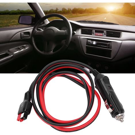 Convient aux adaptateurs de prise allume-cigare de voiture avec voyants LED, compatible avec les cordons d'alimentation 12V.