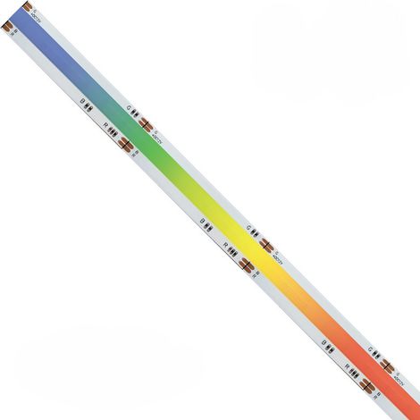 Striscia led COB IP20 5m RGB 12V 15W/MT