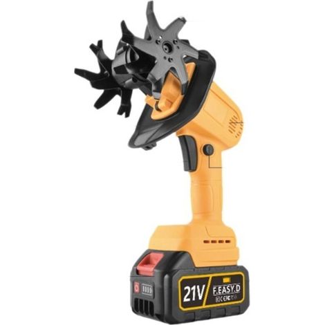 Tonteuse à gazon et motoculteur lithium-ion 21V sans fil - Hache électrique portable pour jardin domestique (1/5)
