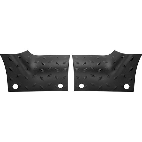 Cache-moteur incliné noir en 2 parties pour Jeep Wrangler JL modèles 2018-2020 (1/5)
