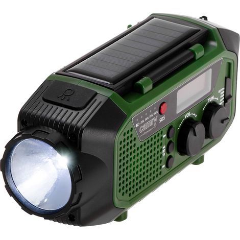 Radio Urgence Multifonction Camry Alimentation Solaire Dynamo Usb - Camry