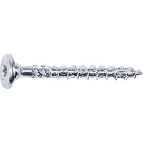 Schmidd Schrauben Holzbauschrauben 8.0 x 80 mm TX 40 Flachkopf - 25 Stück Spanplattenschrauben & Holzbauschrauben