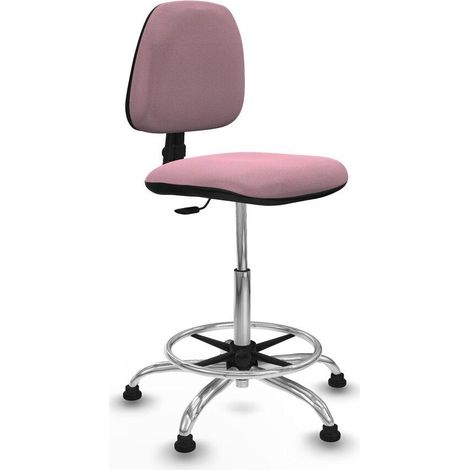 piqueras-y-crespo Isso taburete rosa ajustable moderno (1/3)
