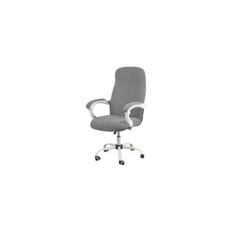 Housse Chaise Bureau - 1 pièce L - Élastique Lavable - Pivotante Moderne (1/5)