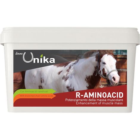 UNIKA R-aminoacid (3 kg) MASSA MUSCOLARE CAVALLO (1/3)