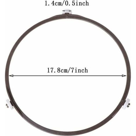 Support Plateau Tournant Four à Micro-ondes 17,8 Cm De Diamètre 1,4 Accessoires Micro Ondes Universel Anneau Pour En Verre (1/5)