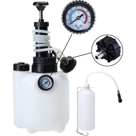 3L Brake Fluid Bleeder – E20 Adapter Included – Compatible with European Vehicles – Maximum Pressure 4.8 bar – Efficient Manual Bleeding (1/5)