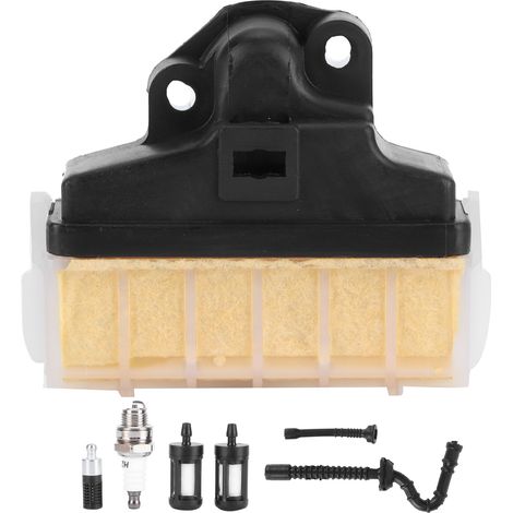 Kit d'accessoires filtre à air, filtre à carburant et bougie d'allumage pour tronçonneuses Stihl MS210 MS230 MS250 021 023 025