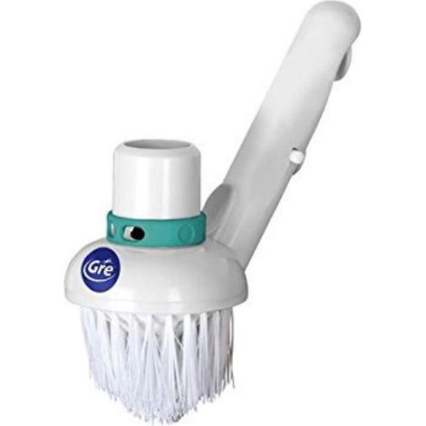 Brosse d'Aspiration pour Le Nettoyage des recoins de la Piscine. Compatible avec Les tuyaux de diamètre 38 mm. Accessoire pour l'Entretien et Le Soin de la Piscine. (1/5)