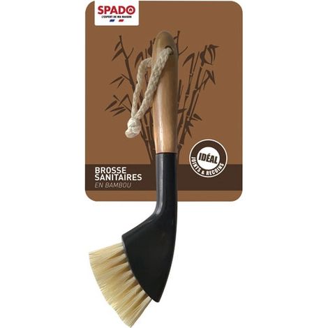 SPADO - Brosse sanitaires bambou joints et recoins