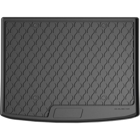 Vasca baule su misura in gomma sintetica - compatibile per Audi A3 Allstreet (03/24) baule alto - Audi A3 Sportback (05/20) baule alto (1/5)