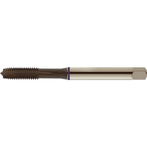 Maschio Macchina Per Fori Passanti, 2 X Fori D, Superficie Trattata Con Vapore, Din 371 B, Filettatura M4, Pas 0,7 Mm Lungo. Totale: 63 Millimetri