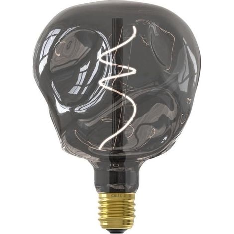 Ampoule LED E27 - CALEX - G125 NEO ORGANIC - Filament flexible - 4 W - 80 lm - 1800 K - Intensité variable - Titanium (1/5)