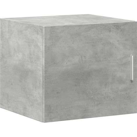 Maison Exclusive - Mobile a Parete Grigio Cemento 45x42,5x40 cm Legno Multistrato