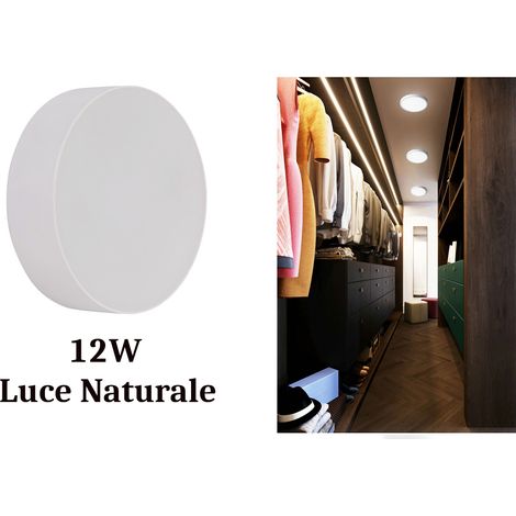 Plafoniera LED D Soffitto 12W Rotonda Luce Naturale Pannello led Moderno (1/5)