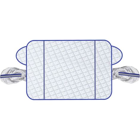 Pare-Brise Couverture de Voiture Imperméable Repliable avec Magnétiques Protection pour Pare-Soleil Anti Givre Pare-Brise Avant pour Voiture Anti UV Pluie et Neige 145105cm (1/4)