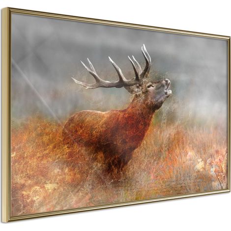 Affiche Murale Encadrée "Rut" 45 x 30 cm Or