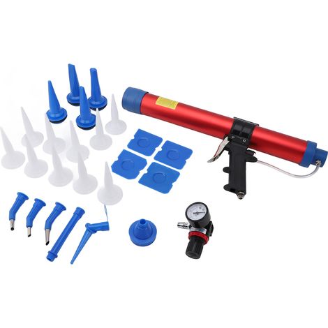 GARRYFIZH Pistolet Calfeutrage Pneumatique 600ml G1/4 Rénovation (1/5)