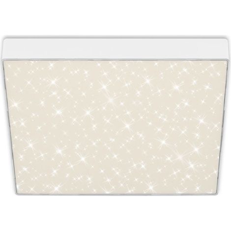 LED Aufbauleuchte IP20 Sternenhimmel 21 W weiß Metall-Kunststoff Briloner