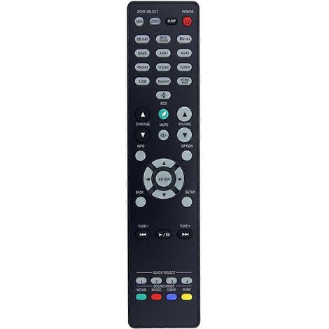 Télécommande de remplacement RC-1244 pour récepteur AV surround DENON RC-1244