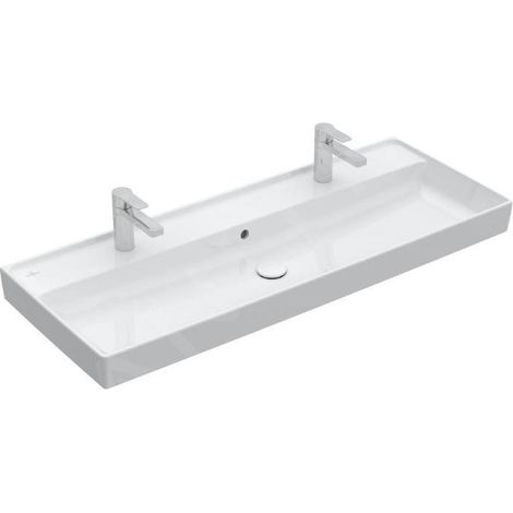 Villeroy & Boch Collaro lavabo armoire, 2 trous pour robinet, (1/5)