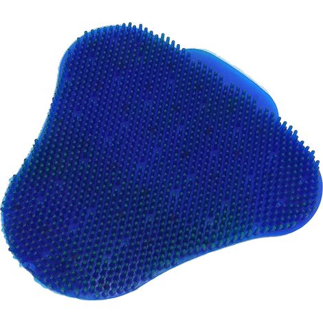 Dreieckige, duftende, desodorierende und spritzfeste Urinalmatte, blau (1/5)
