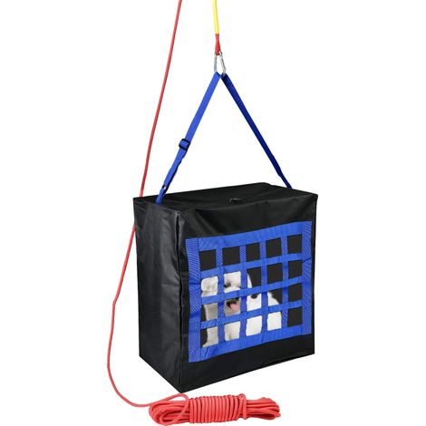 Dispositif D'évacuation D'incendie Pour Animaux Domestiques Jusqu'à 50 kg - Sac D'évacuation D'urgence à Travers Les Fenêtres ou la Corde du Balcon 15m Inclus (Grand) - Sécurité Incendie (1/5)