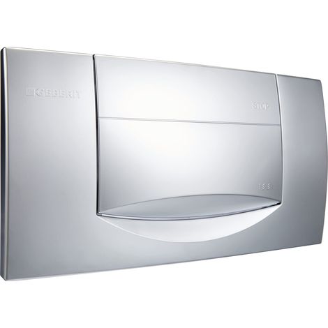 Geberit Twinline - Pulsante di scarico 200F, cromato opaco 115.222.46.1 (1/5)