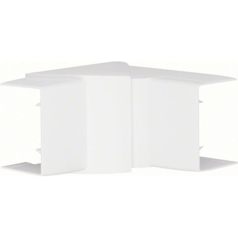Angle intérieur variable blanc pour goulotte, H. 6,3 x P. 4,5 cm TEHALIT