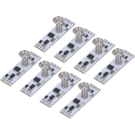 Module de variateur tactile capacitif 8 pièces pour éclairage LED, panneau de variation progressive pour armoire électrique DC5-24V
