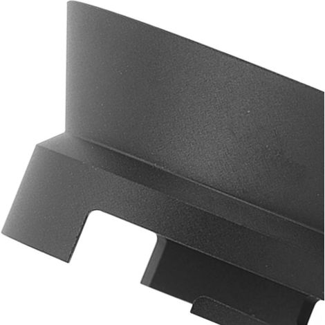 Entonnoir doseur à café noir en alliage d'aluminium pour machine à café de restaurant, compatible avec les poignées de 54 mm (1/5)