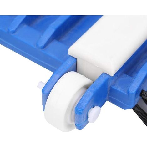 Tête d'aspirateur de Piscine Tête d'aspirateur Spa avec Roues Brosse latérale et Roues pour Nettoyer Les débris de Piscine, Convient à la Plupart des poteaux télescopiques de Piscine,14” (1/4)