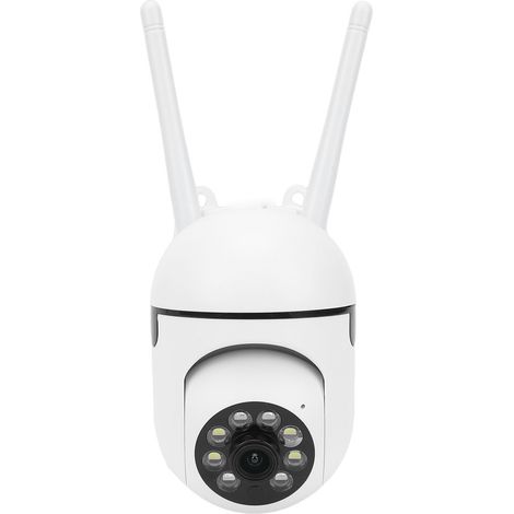Caméra de sécurité extérieure HD 1080p avec contrôle à distance via application mobile, enregistrement en boucle 24h/24, détection humaine et double antenne, idéale pour la maison, l'école et les maga (1/5)