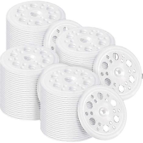 Rondelles isolantes en plastique de 45 mm pour panneaux isolants en mousse, 200 rondelles de répartition de charge en polypropylène (1/5)