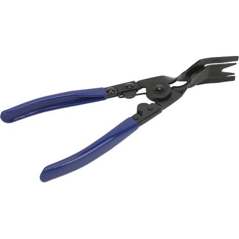 Pince à clips pour garnitures de tissus d'ameublement, outil de retrait de clips de fixation, acier au manganèse bleu (1/5)