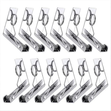 Pinces pour nappe thickened haute elasticity inox nappe couvercle pinces pour maison, restaurants, pique nique (1/5)