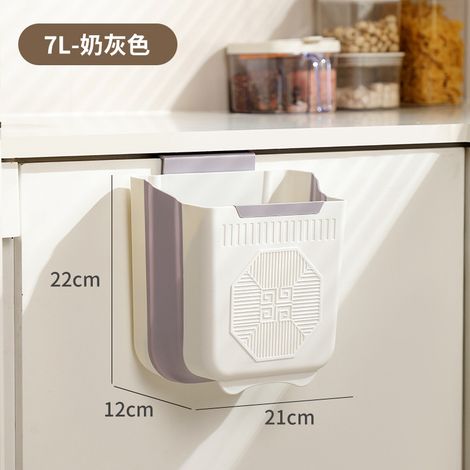 Structure pliable en caoutchouc souple PP+TPR de qualité alimentaire, robuste et résistante aux chutes, inodore.(Gris laiteux、7L) (1/4)