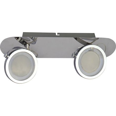 Plafonnier/applique Italux Alessio LED 2x5W chromé