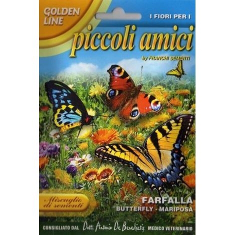 BUSTINA MISCUGLIO DI FIORI PER FARFALLE ORTO FIORI GIARDINO SEMI