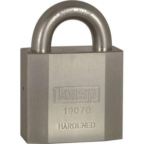 [NEUWERTIG] B-Ware Kasp Vorhängeschloss Schlüsselschloss Schloss 70 Mm Silber Verschied Schließend