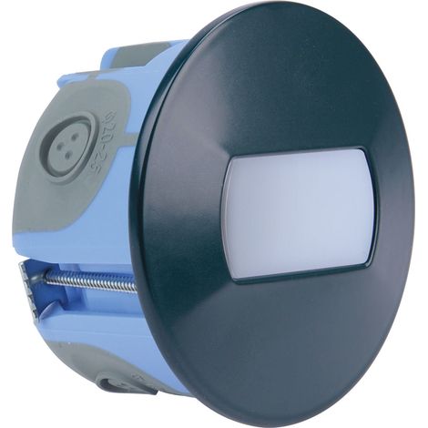 BALIZ Encastré Mur rond fixe anthracite LED intég. 1,2W 4000K 8lm ARIC 51832 (1/3)