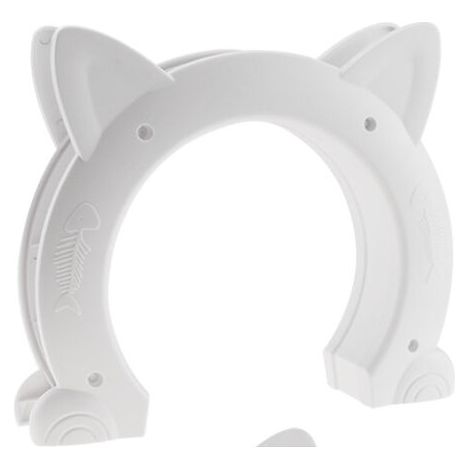 Trou de porte de chat rond porte de chiot porte d'accès libre pour animaux de compagnie trou de porte de chien Teddy installation de cadre de porte porte en bois portes et fenêtres en verre blanc