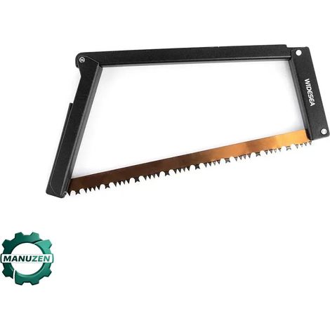 Manuzen - Scie de camping pliante – lame acier, cadre aluminium – Scie pliante WSGJ-001B (1/3)