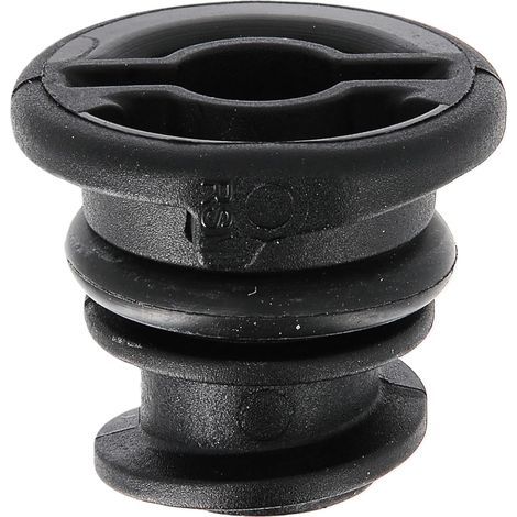 Bouchon de Vidange avec Joint Assemblé - Diamètre 16,7 mm - Compatible avec Audi, Cupra, Fiat, Porsche, Seat, Volkswagen, Škoda (Certains Moteurs) - Réf. 221497, Noire (1/3)