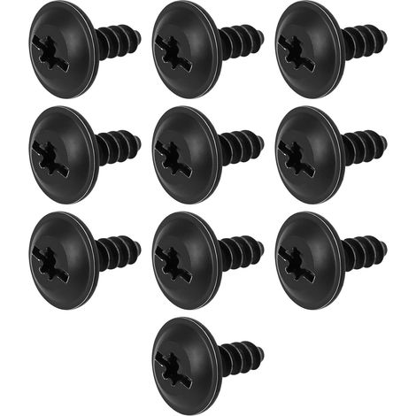 Lot de 10 Vis de Fixation pour Garniture Métallique de Voiture M5,2 X 16,1 WHT003594 Compatible avec VW (1/5)