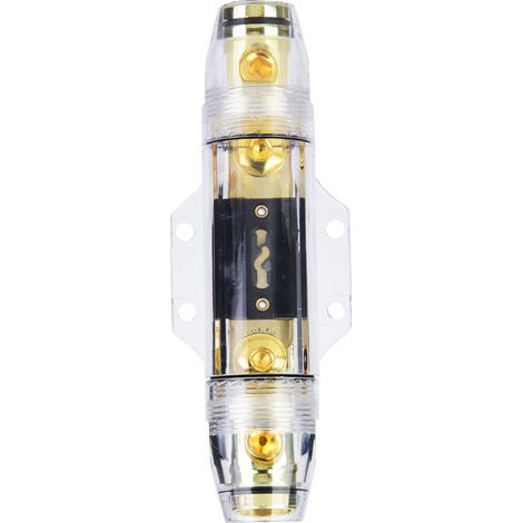 Porte-fusible d'amplificateur Audio de Voiture, Bloc de Distribution de Fusibles 1 en 1, 0Ga-4Ga, 100A, Idéal pour la Modification de Voiture. (1/5)