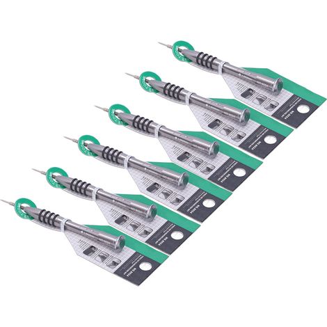 6-teiliges Schlitzschraubendreher-Handdemontage- und Reparaturwerkzeug 25 mm für Elektronikgeräte mit Gummiring 1.2- (1/5)