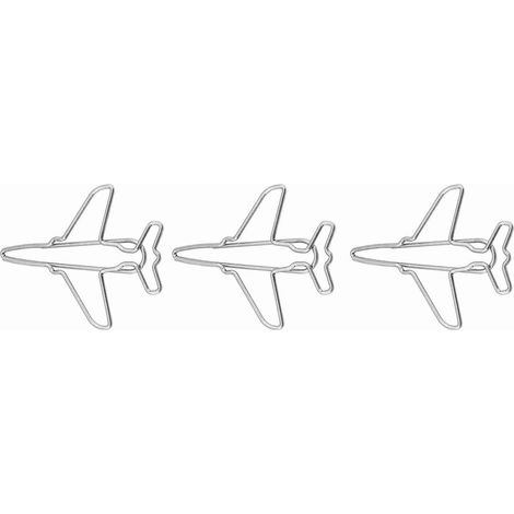 10 pièces attaches documents avion signets clips bureau organisation papeterie (1/5)